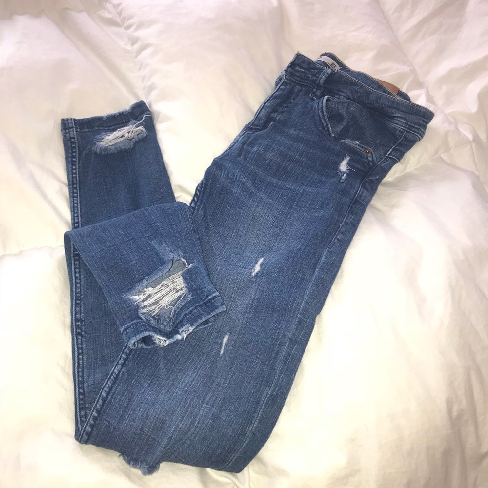 Zara distressed jeans